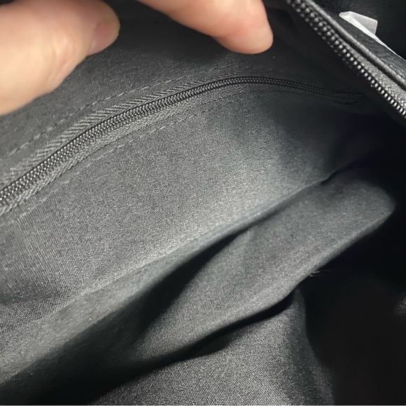 Tignanello Black Leather Satchel - Picture 7 of 10